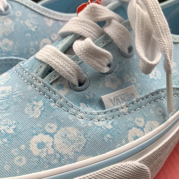 Vans Light Blue Floral Sneakers - Picture 7 of 11